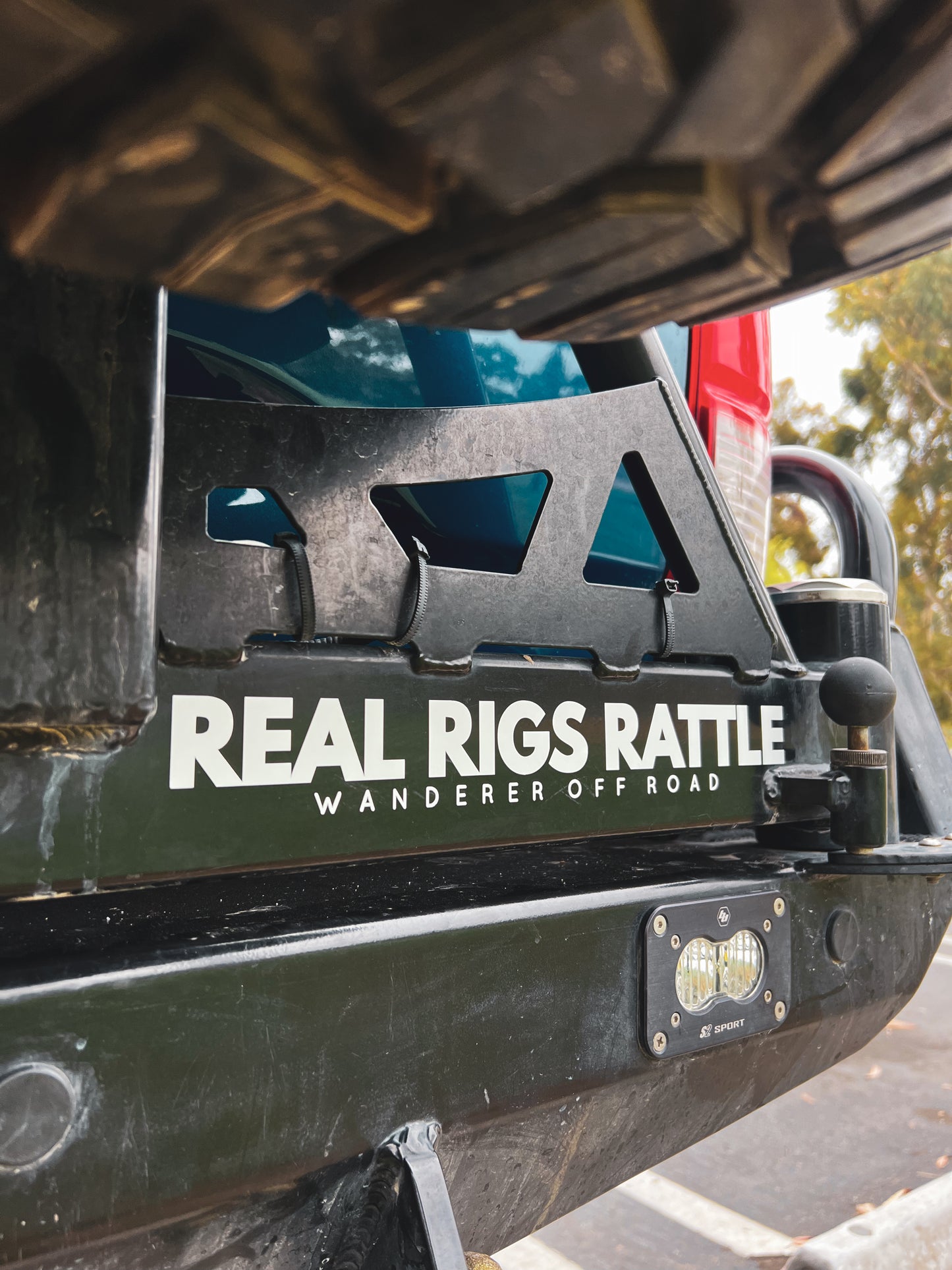 "REAL RIGS RATTLE" - Wanderer Vinyl Sticker